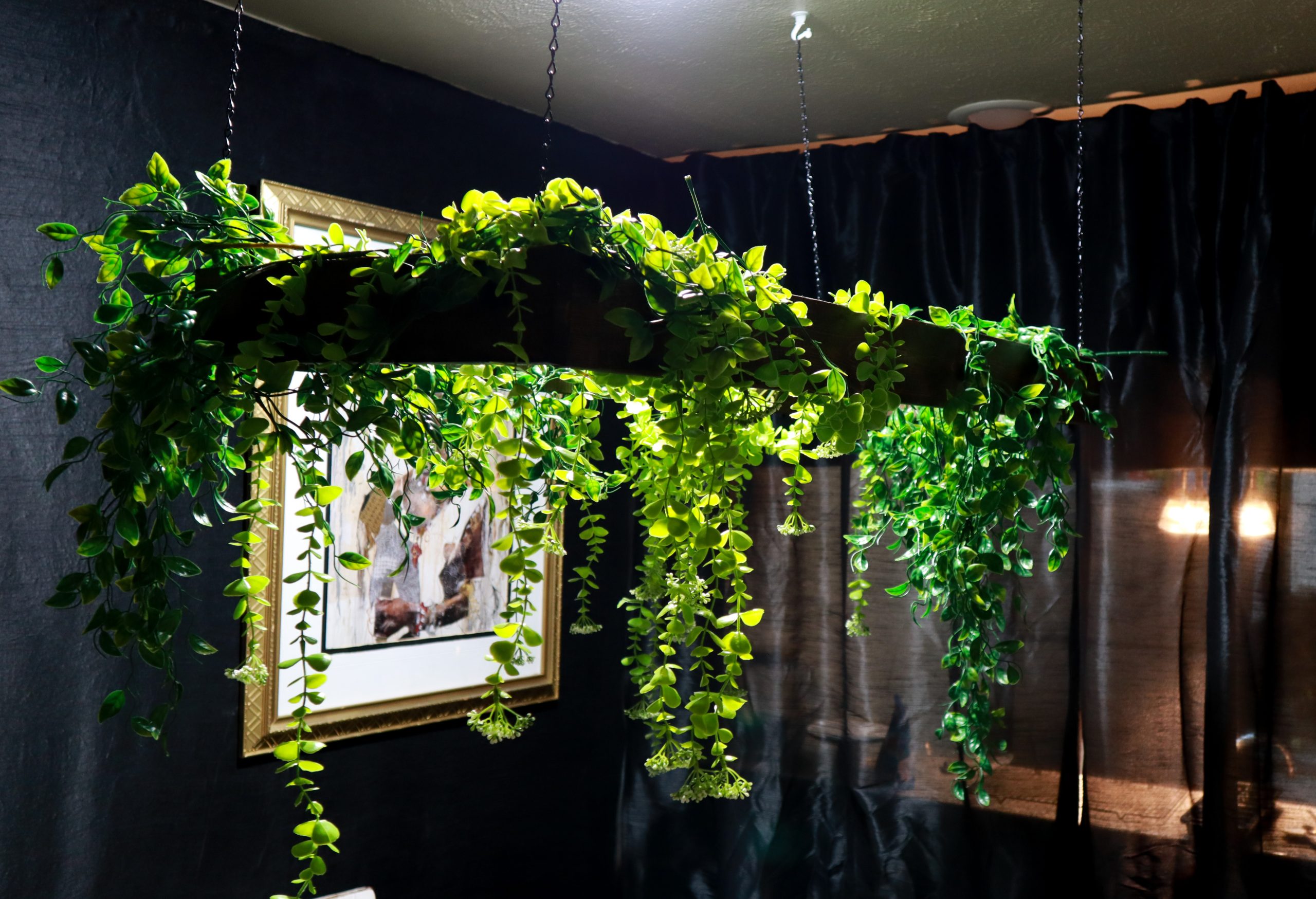 hanging plant chandelier